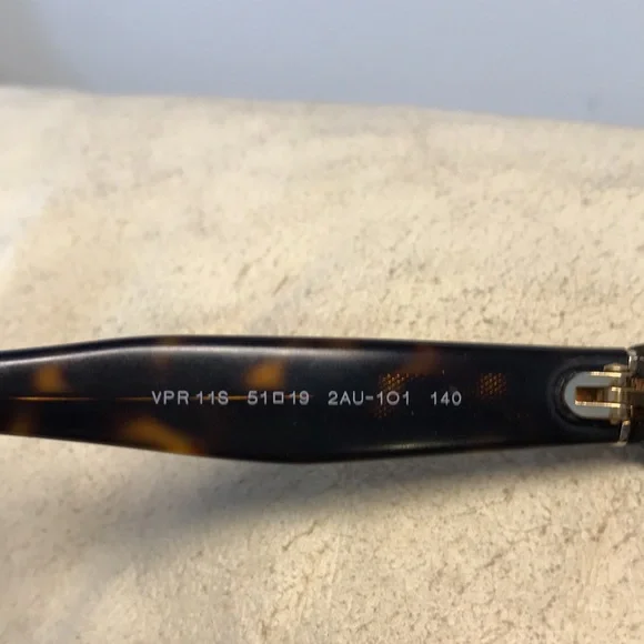 Prada Tortoiseshell Women's Glasses VPR 11S - Picture 4 of 9